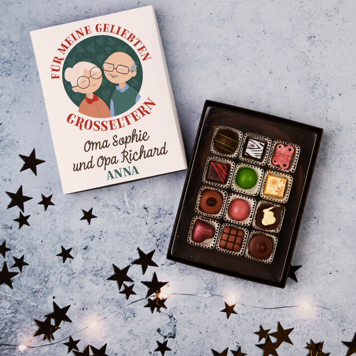 Für meine geliebten Großeltern - Belgische Pralinen