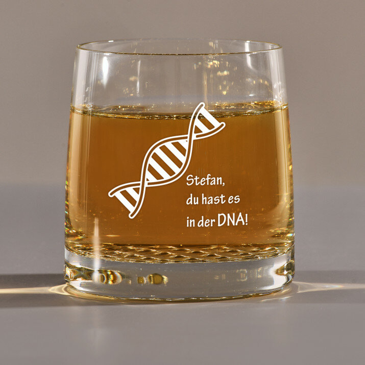 In der DNA - Whiskyglas