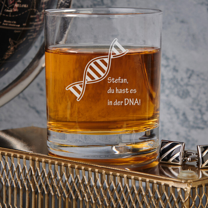 In der DNA - Whiskyglas