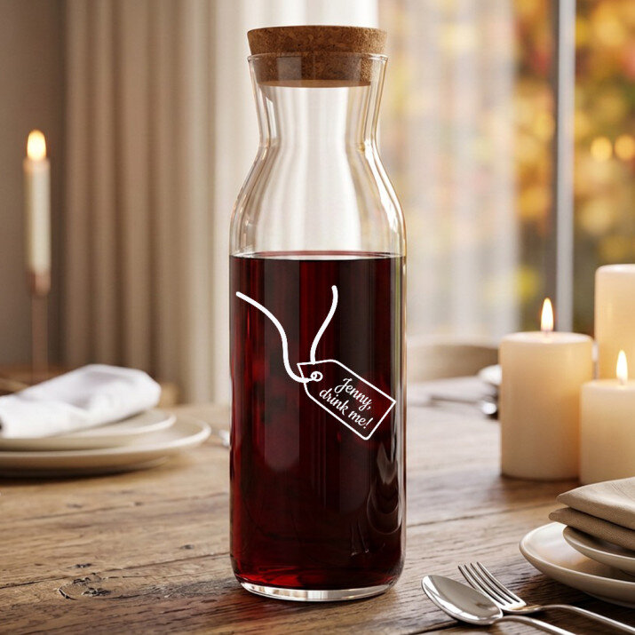 Drink me! - Karaffe mit Gravur