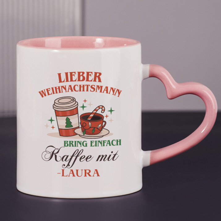 Lieber Weihnachtsmann, bring einfach Kaffee mit - Tassen