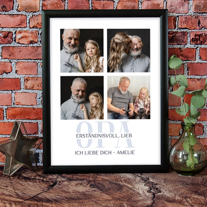 Großvater 2 - Collage aus Fotos