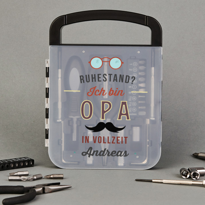 Opa in Vollzeit - Werzeugset