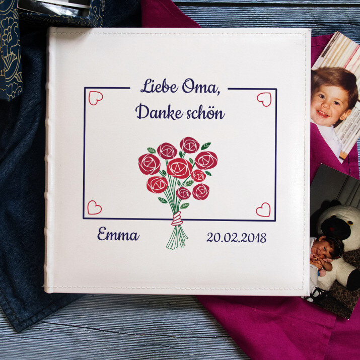 Danke, Oma - personalisiertes Fotoalbum Danke, Oma - personalisiertes Fotoalbum