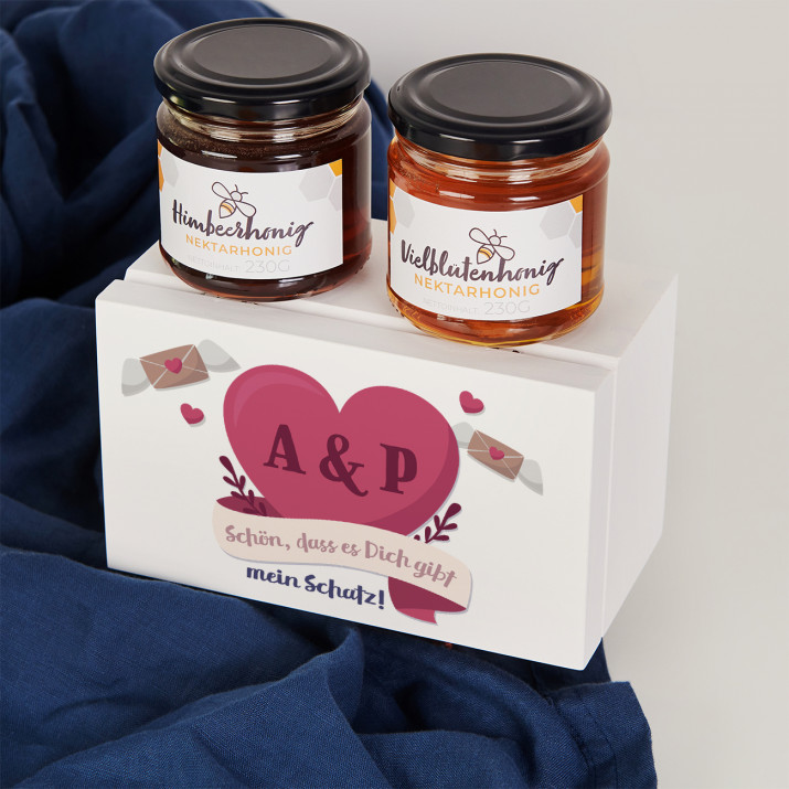Schön, dass es Dich gibt, mein Schatz - Honig-Geschenkset