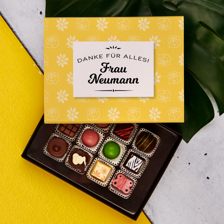Danke für alles - Belgische Pralinen