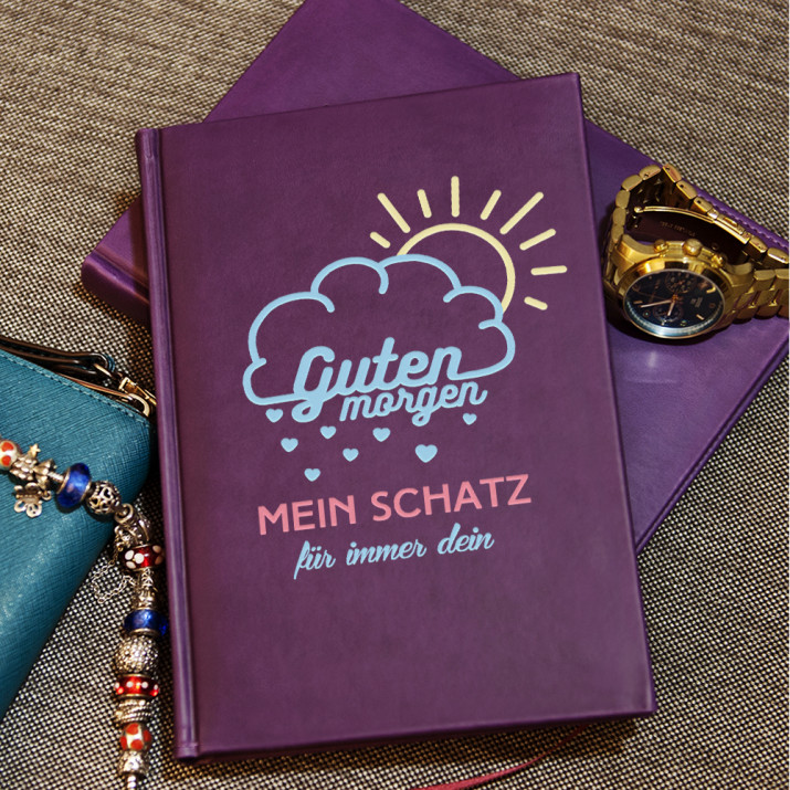 Guten morgen, mein schatz - Notizbuch A5 mit Aufdruck