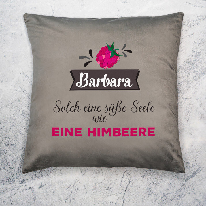 So Süße Seele wie eine Himbeere - Kissen