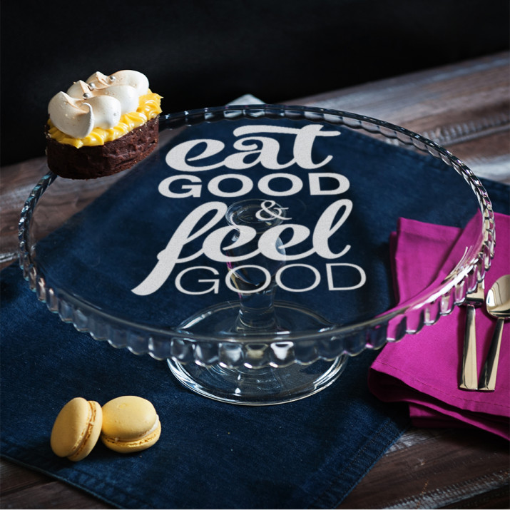 Eat good - Tortenplatte