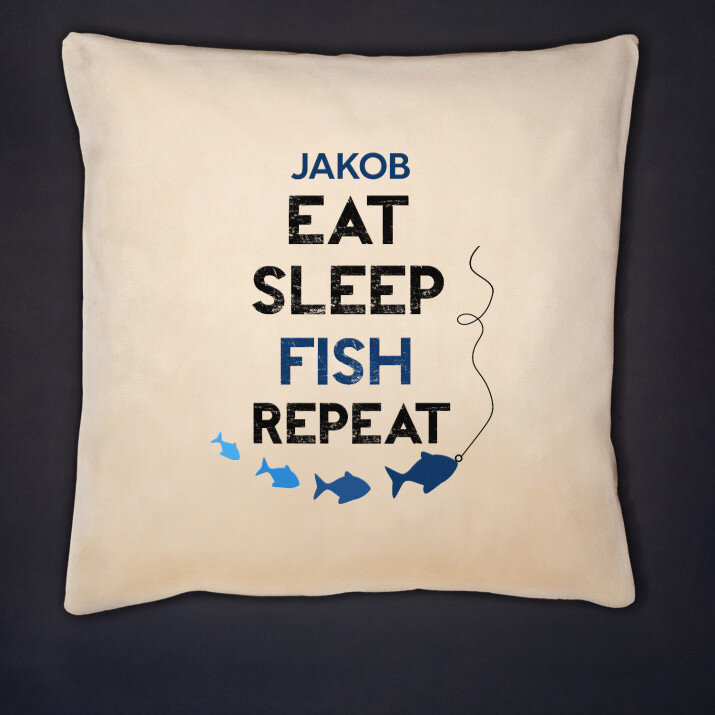 Eat, sleep, fish - Flaschenträger