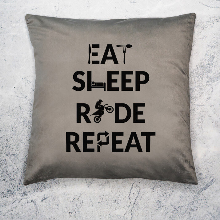 Eat, Sleep, Ride - Kissen