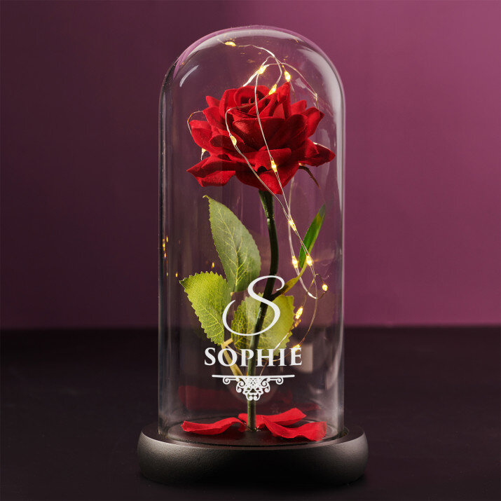 Elegant - Ewige Rose Im Glas