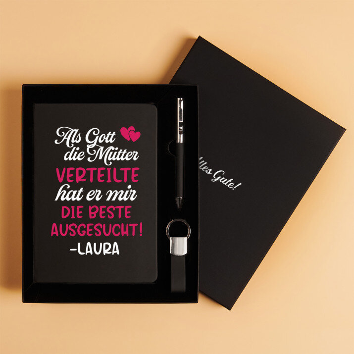 Als Gott die Mütter verteilte - Set mit Notizbuch Als Gott die Mütter verteilte - Set mit Notizbuch