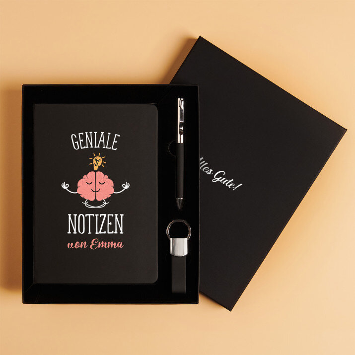 Geniale Notizen - Set mit Notizbuch Geniale Notizen - Set mit Notizbuch
