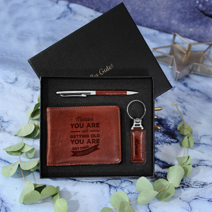 Getting Awesome - Geschenkset mit Portemonnaie