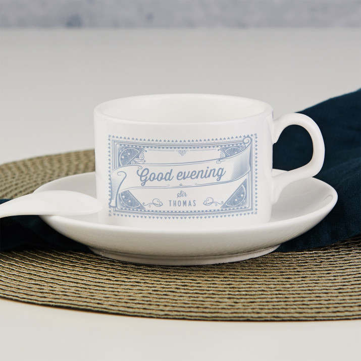 Good evening sir - Tasse mit Untertasse