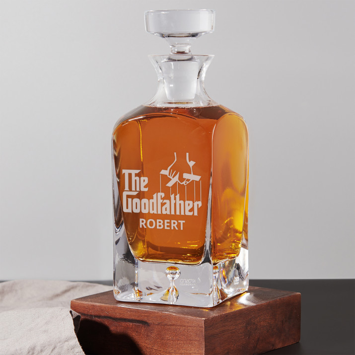 Goodfather - Whiskykaraffe mit Gravur