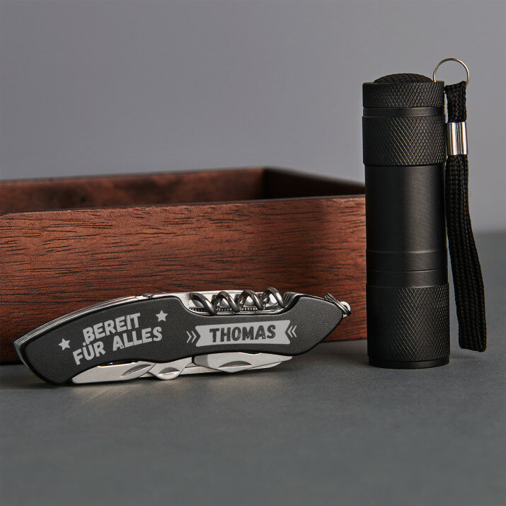 Bereit für alles - Multitool Taschenlampe Set