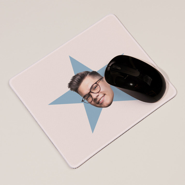 Stern mit foto the office - Mauspad 