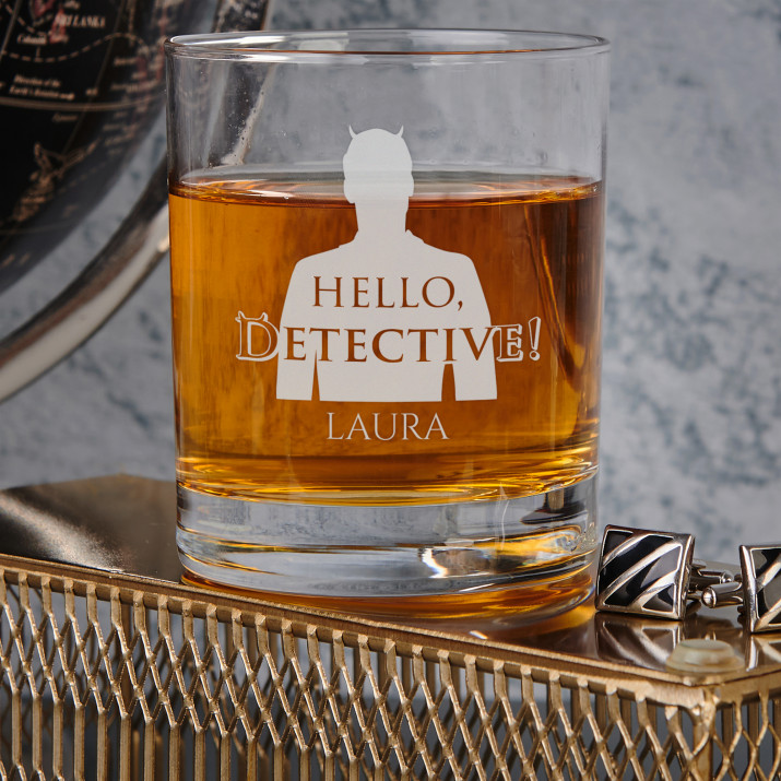 Hello detective - Whiskyglas Hello detective - Whiskyglas