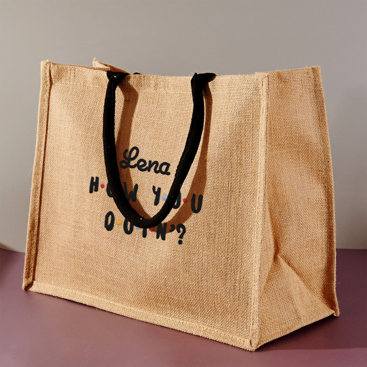 How you doin` - Jutetasche