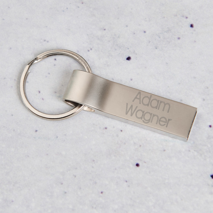 Vor- und Nachname - USB-Stick Schlüsselanhänger