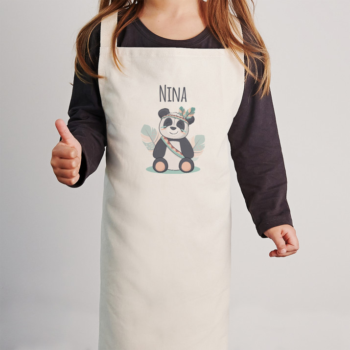 Name Panda - Kochschürze für Kinder
