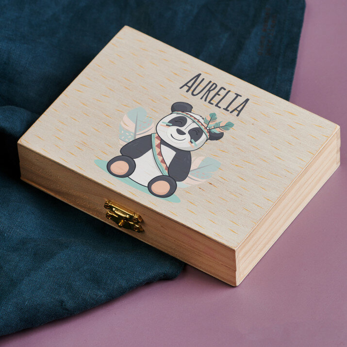 Name panda - Kunstset für Kinder