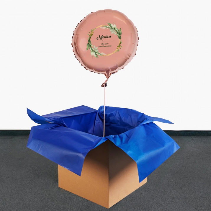 Namenstag Kranz - Heliumballon - Kreis