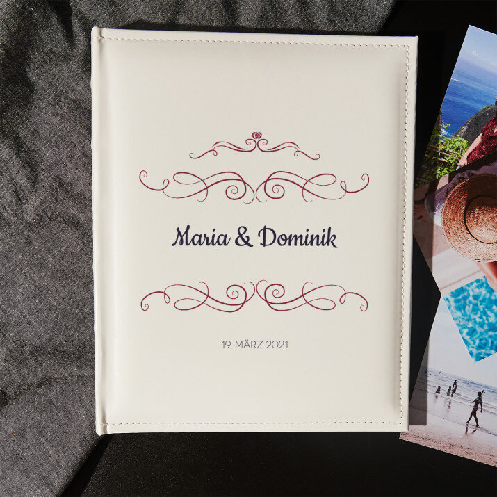 Namen + Datum - personalisiertes Fotoalbum
