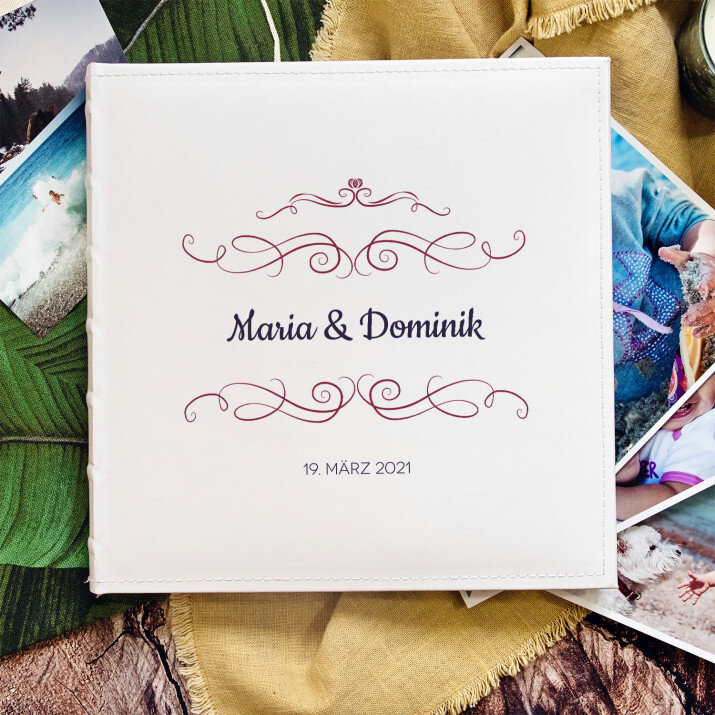 Namen + Datum - personalisiertes Fotoalbum Namen + Datum - personalisiertes Fotoalbum