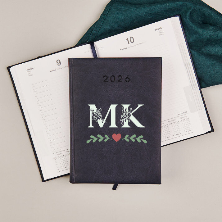 Initialen floral - Kalender Initialen floral - Kalender
