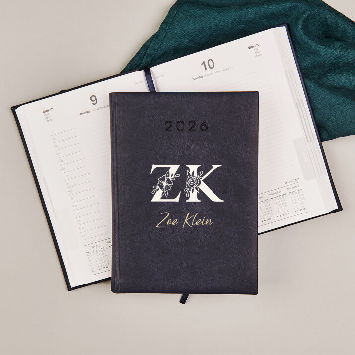 Initialen Vorname Nachname floral - Kalender Initialen Vorname Nachname floral - Kalender