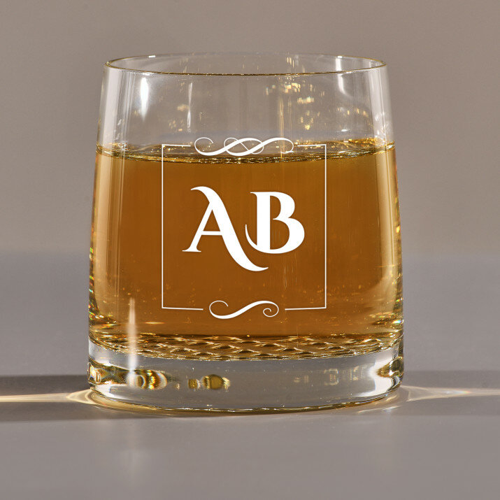 Initialen - Whiskyglas