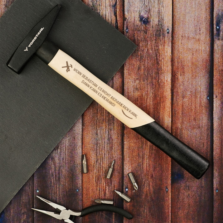 Einziger Handwerksmeister - Hammer mit Gravur