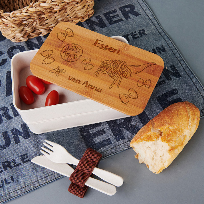 Essen - Lunchbox aus Bambus