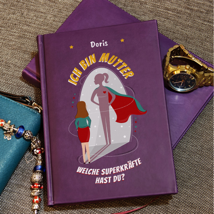 Ich bin Mutter - Notizbuch A5 mit Aufdruck
