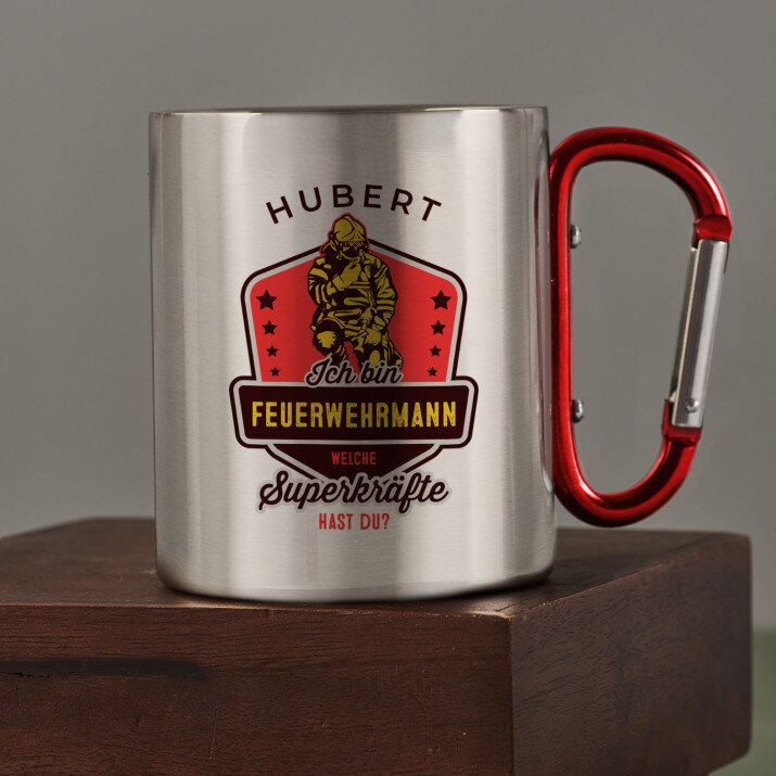 Ich bin Feuerwehrmann - Karabinerbecher