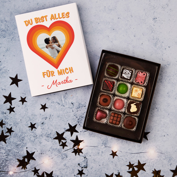 Du bist alles für mich - Belgische Pralinen