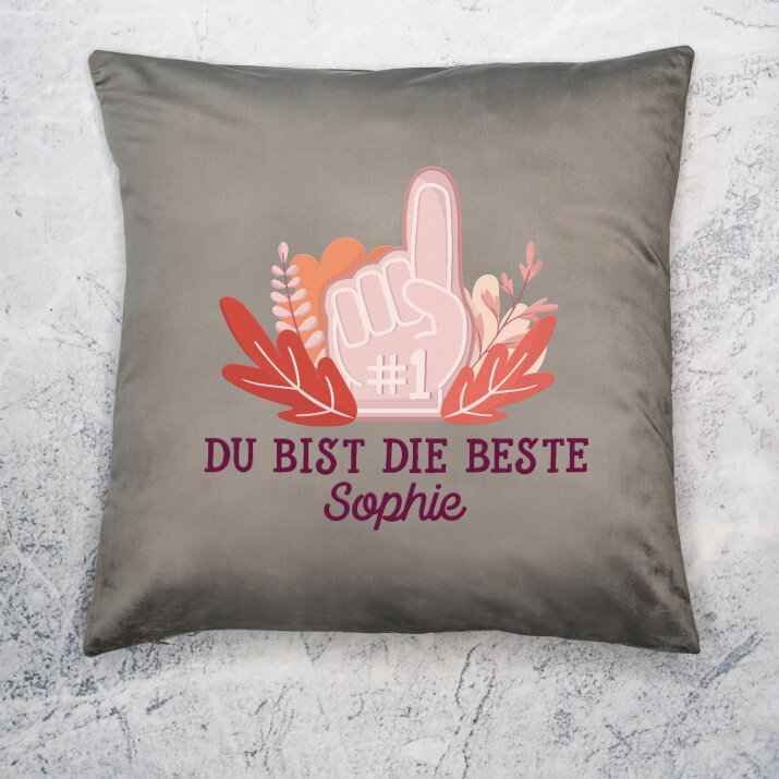 Du bist die Beste - Kissen