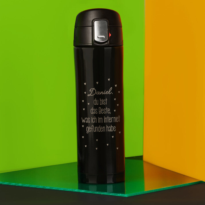 du bist das Beste, was ich im Internet gefunden habe - Thermobecher 440 ml