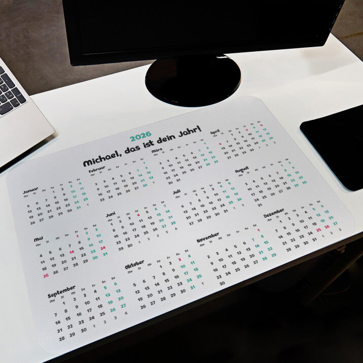 Dein Jahr - Schreibtischunterlage