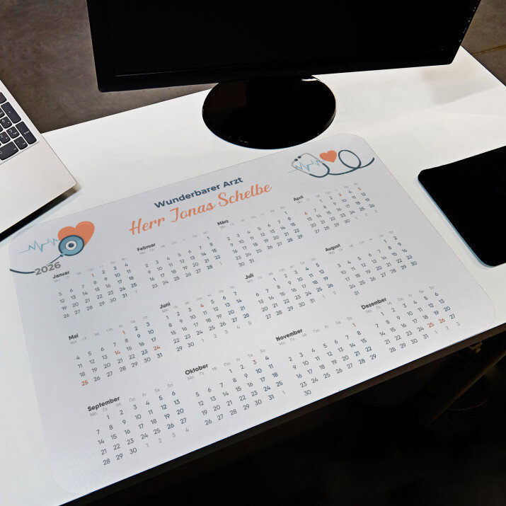 Wunderbarer Arzt - Schreibtischunterlage Wunderbarer Arzt - Schreibtischunterlage