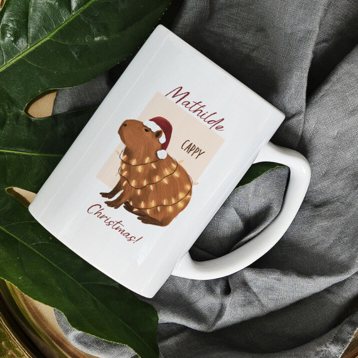 Cappy Christmas - personalisierte Tasse