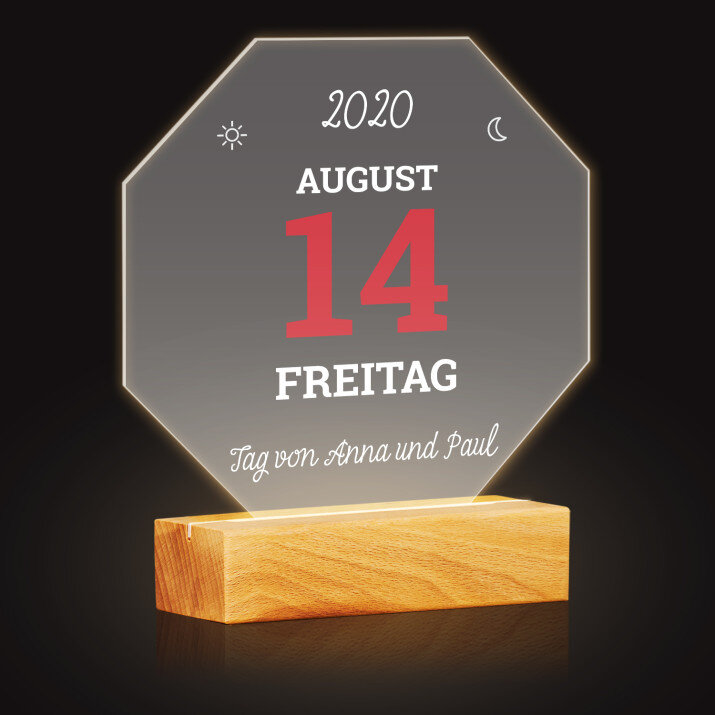 Seite kalender - Achteck 