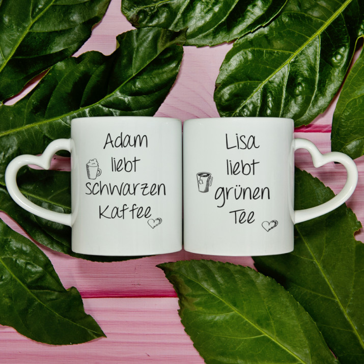 Kaffee & Tee - Tassen für Paare