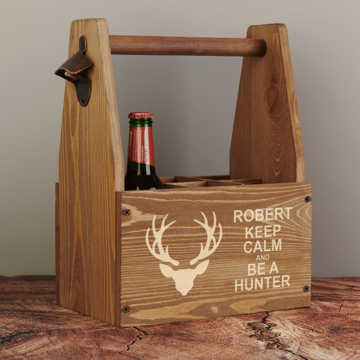 Keep calm and be a hunter - Flaschenträger