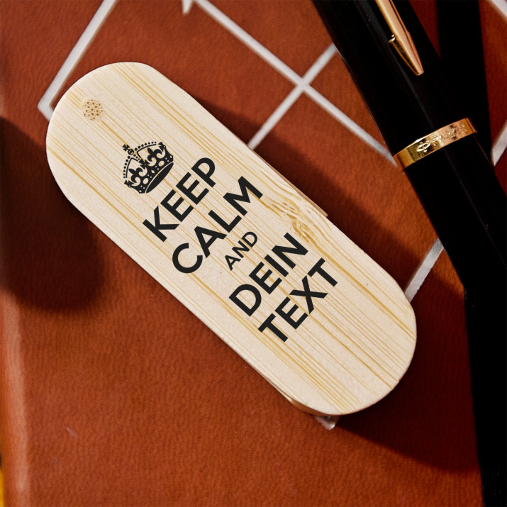 Keep Calm - USB-Stick mit Aufdruck