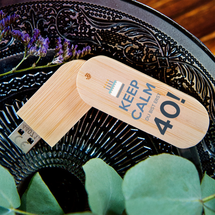 Keep calm Geburtstag - USB-Stick mit Aufdruck