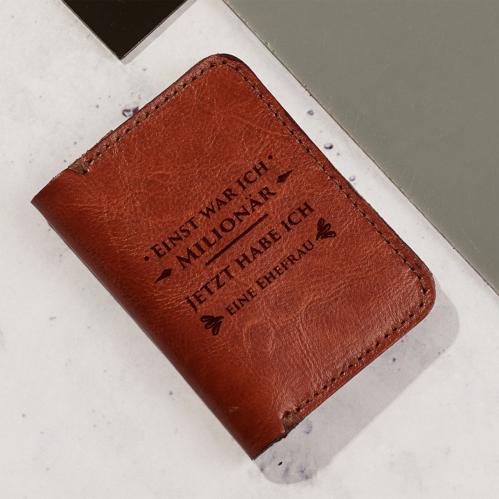 Einst war ich milionär - Portemonnaie mit Münzfach